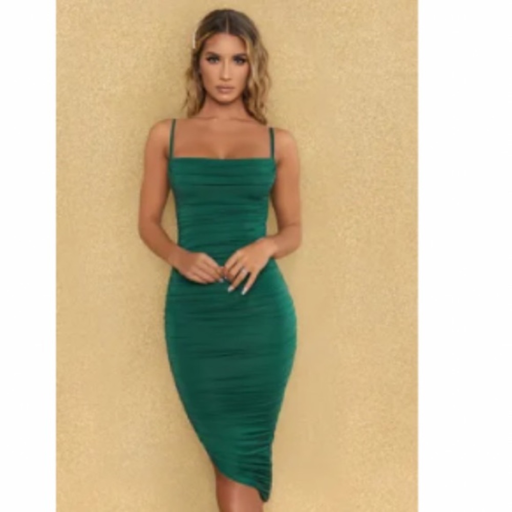 Emerald Green Bodycon Oh Polly Dress